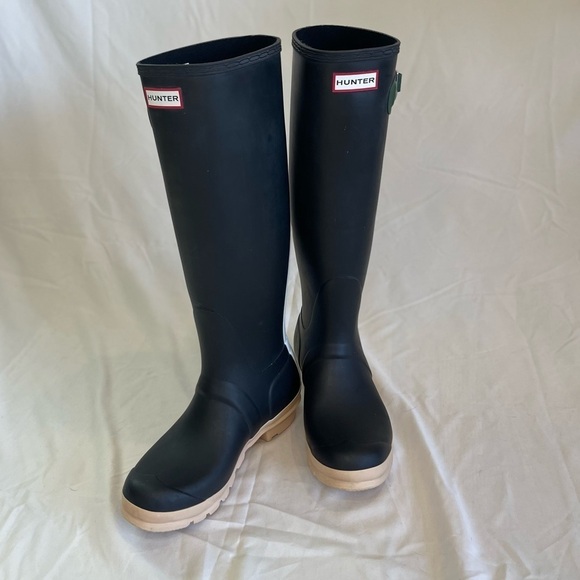 Hunter Original Contrast Tall Rain Boots *LIMITED EDITION* Size 7 - Picture 2 of 15